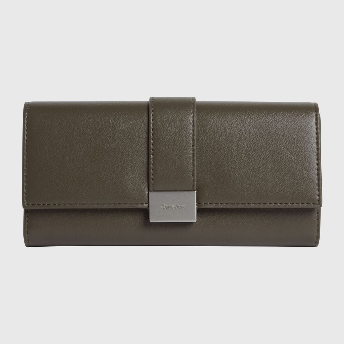 CALVIN KLEIN - Billetera Snap Large Cafe Calvin Klein