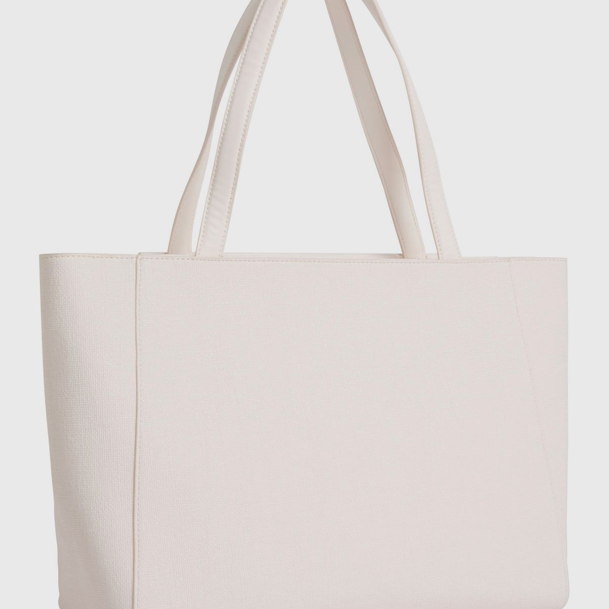 CALVIN KLEIN - Cartera Tote Ck Medium Blanco Calvin Klein