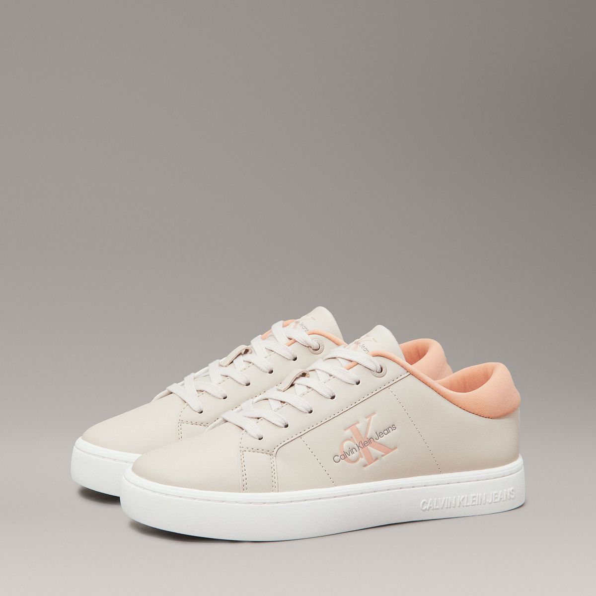 CALVIN KLEIN - Zapatillas Classic Cupsole Beige Calvin Klein