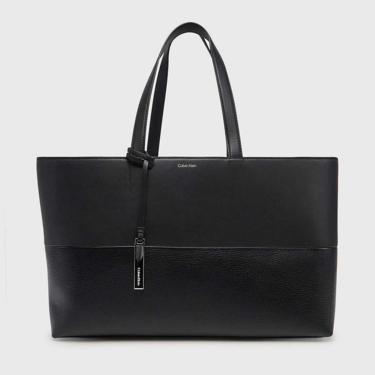 CALVIN KLEIN - Cartera Shopper Ck Mixmedia Negro Calvin Klein