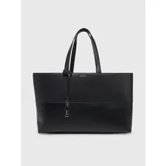 CALVIN KLEIN - Cartera Shopper Ck Mixmedia Negro