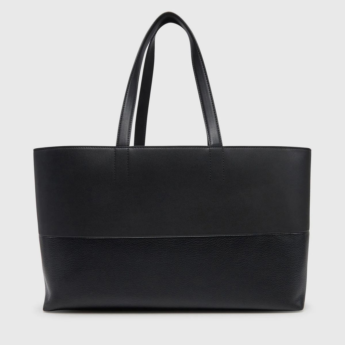 CALVIN KLEIN - Cartera Shopper Ck Mixmedia Negro Calvin Klein