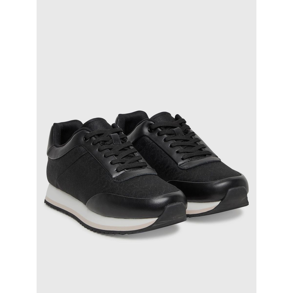 CALVIN KLEIN - Zapatillas Runner Lace Up Negro Calvin Klein