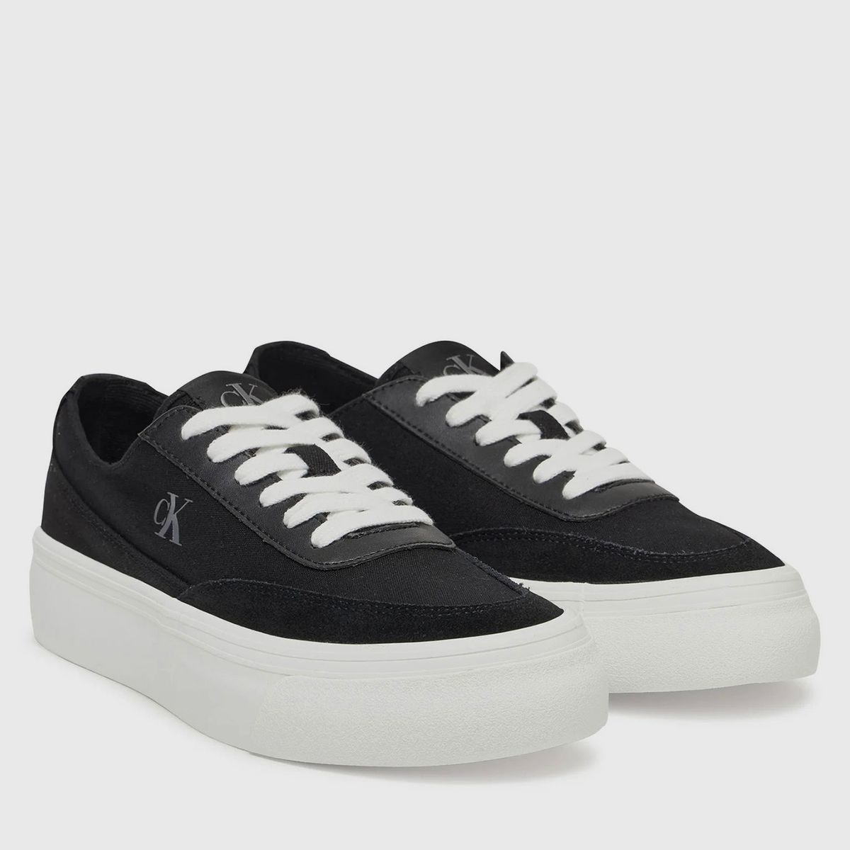 CALVIN KLEIN - Zapatillas de Lona Flatform Negro Calvin Klein
