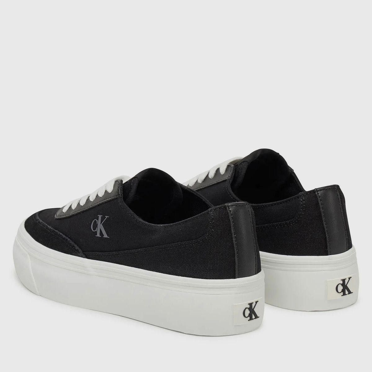 CALVIN KLEIN - Zapatillas de Lona Flatform Negro Calvin Klein
