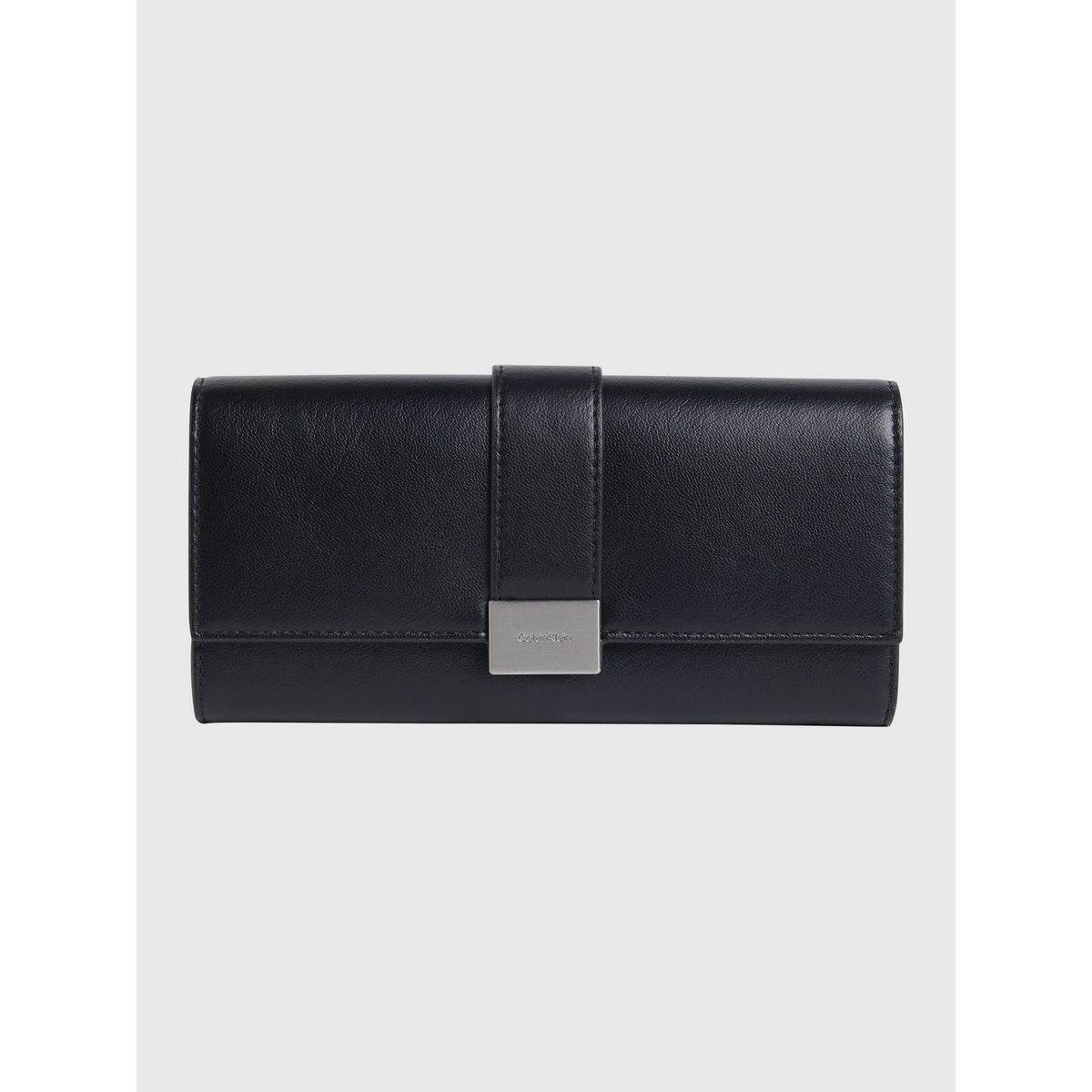CALVIN KLEIN - Billetera Snap Large Negro Calvin Klein