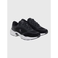 Zapatillas de Cuero Retro Negro