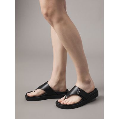 Imagen 2 del producto Sandalias de Cuero Eyelet Negro