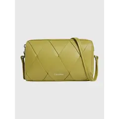 CALVIN KLEIN - Bandolera Ck Woven Verde