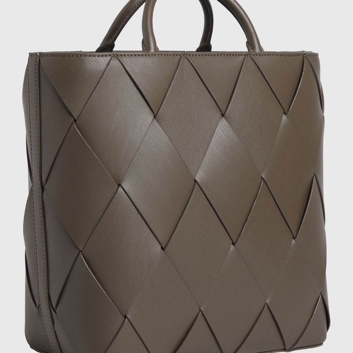 CALVIN KLEIN - Cartera Tote Ck Woven Cafe Calvin Klein