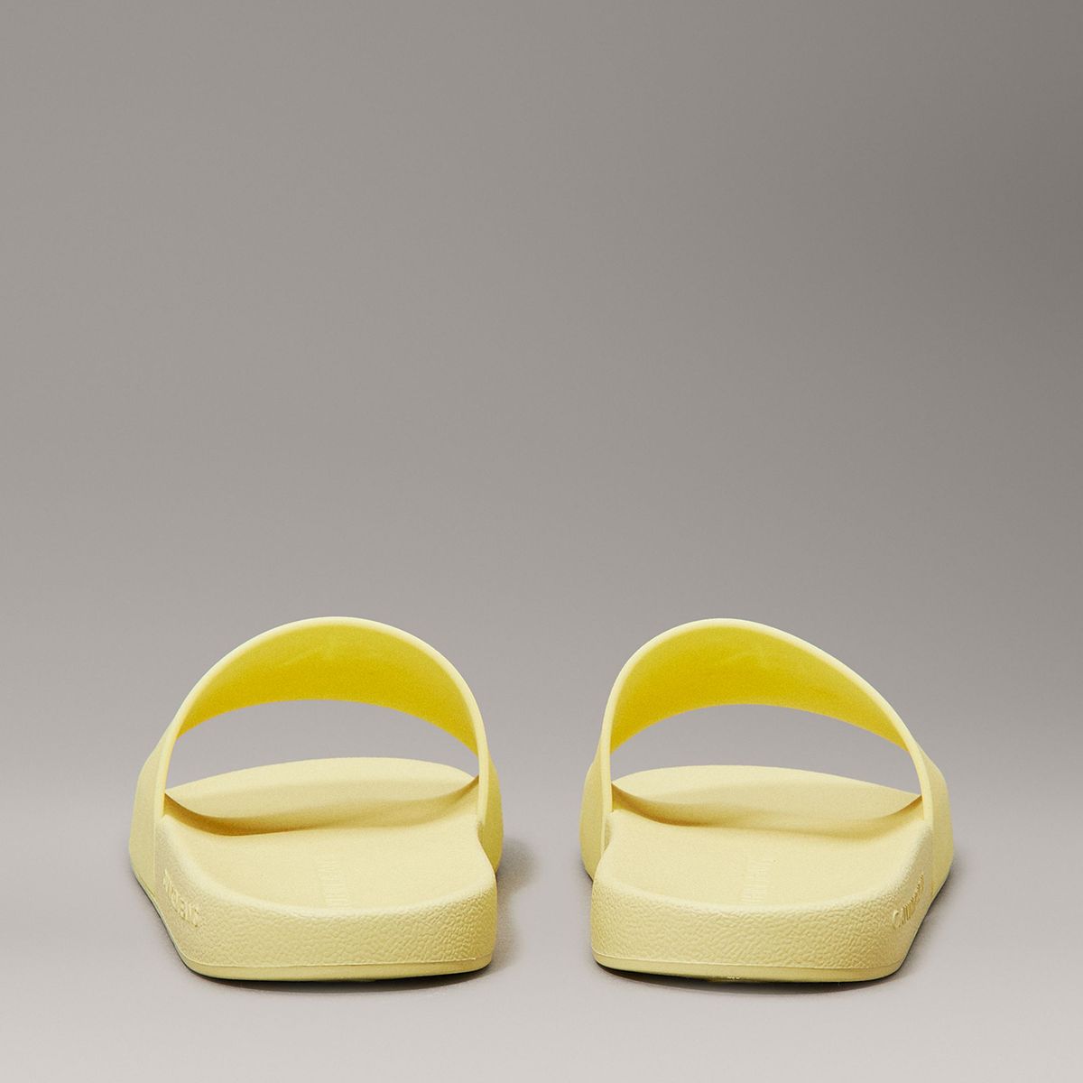 CALVIN KLEIN - Sandalias Slide Monogram Amarillo Calvin Klein