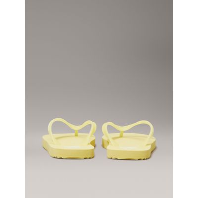 Imagen 2 del producto Sandalias Transparente con Logo Amarillo