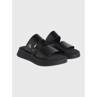 Sandalias de Cuero Double Strap Negro