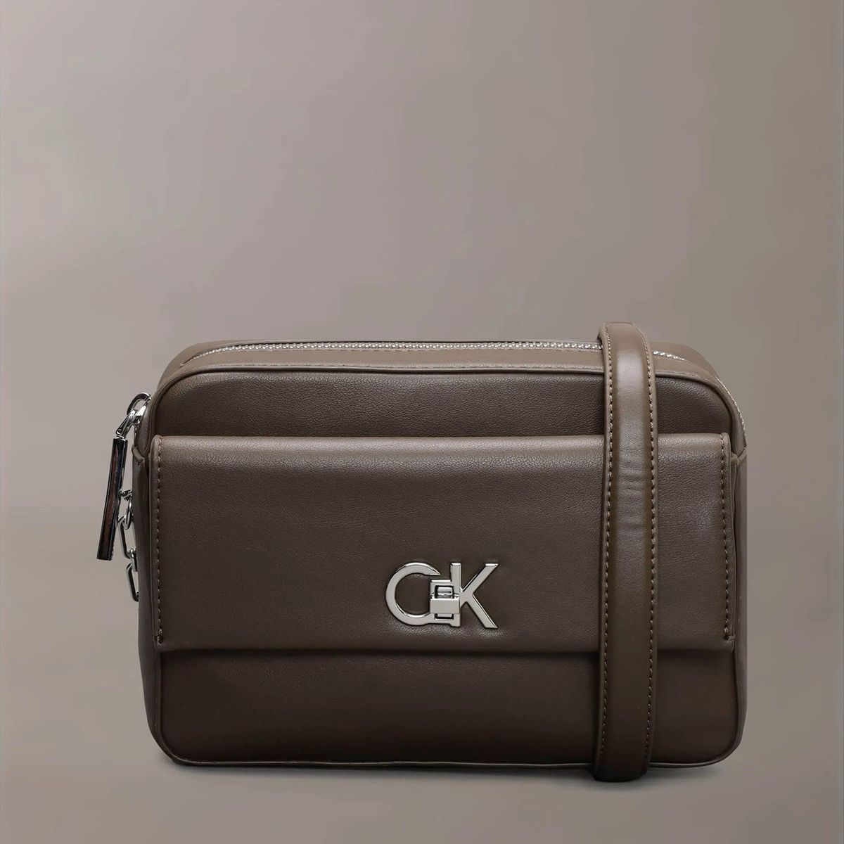 CALVIN KLEIN - Bandolera Ck Pocket Cafe Calvin Klein