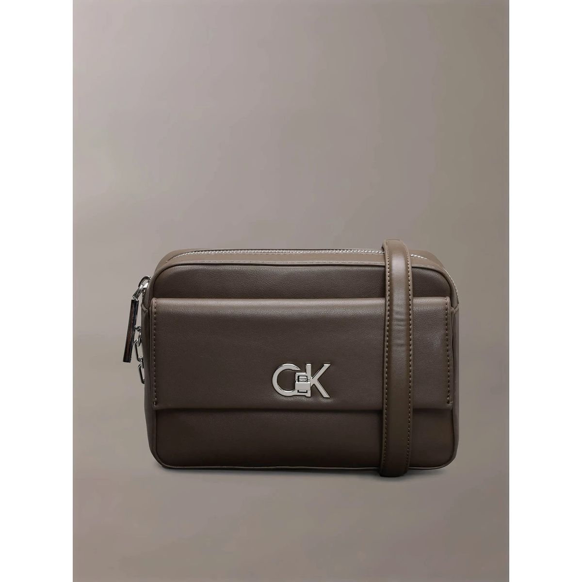 CALVIN KLEIN - Bandolera Ck Pocket Cafe Calvin Klein