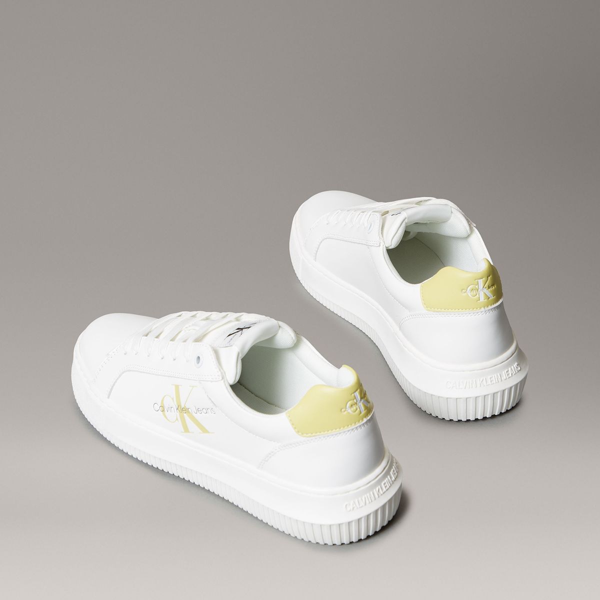 CALVIN KLEIN - Zapatillas Chunky Cupsole Mono Blanco Calvin Klein