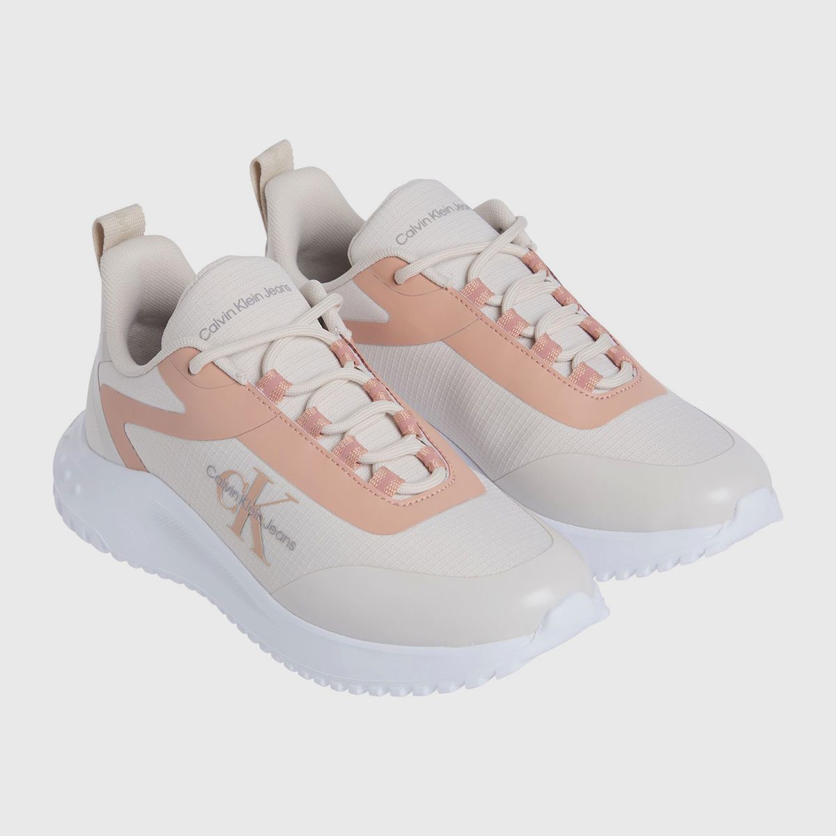 CALVIN KLEIN - Zapatillas Eva Runner Low Lace Beige Calvin Klein