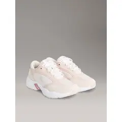 CALVIN KLEIN - Zapatillas de Cuero Retro Rosado