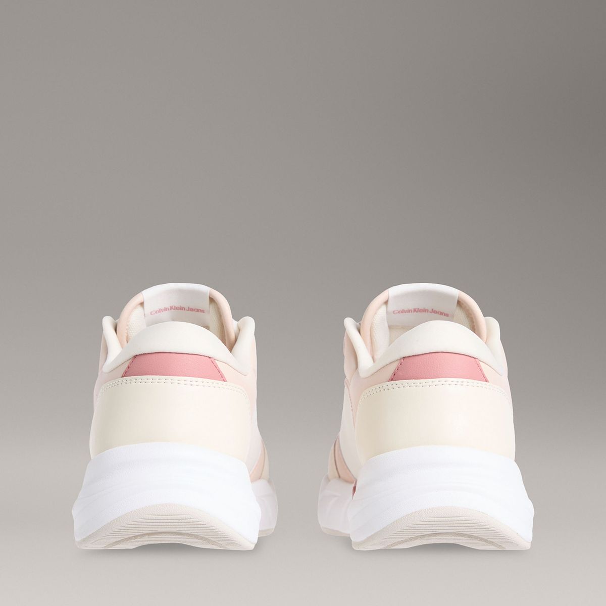 CALVIN KLEIN - Zapatillas de Cuero Retro Rosado Calvin Klein