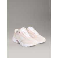 Zapatillas de Cuero Retro Rosado