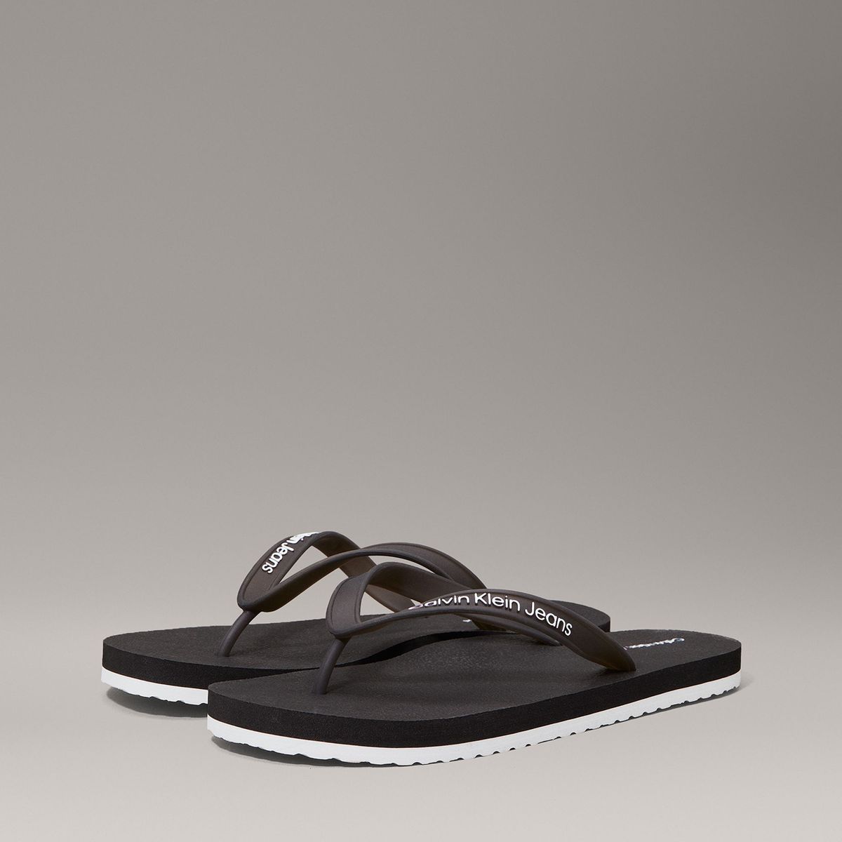 CALVIN KLEIN - Sandalias Classic con Logo Negro Calvin Klein