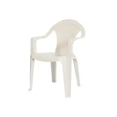 GENERICO - Silla Terraza Ratan Glamour Con Brazos Beige