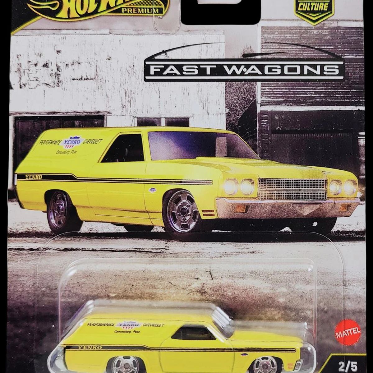 HOT WHEELS - Hot Wheels Premium 70 chevelle 88 2/5