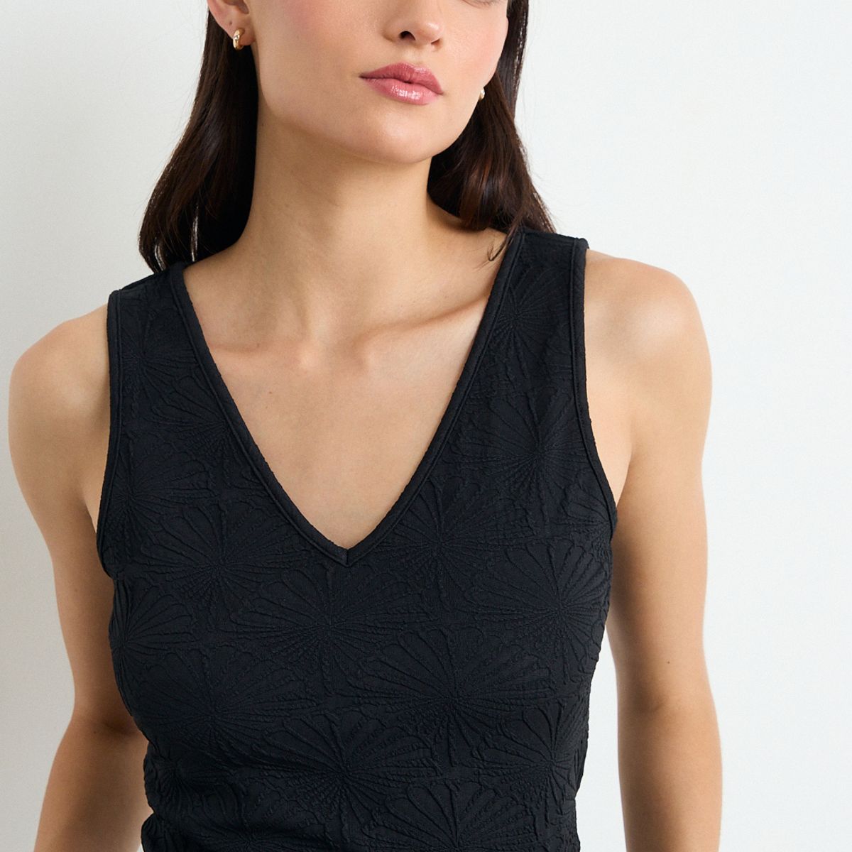 IO - Polera Lisa Mujer Negro Io