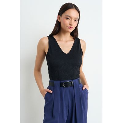 Imagen 2 del producto Polera Lisa Mujer Negro