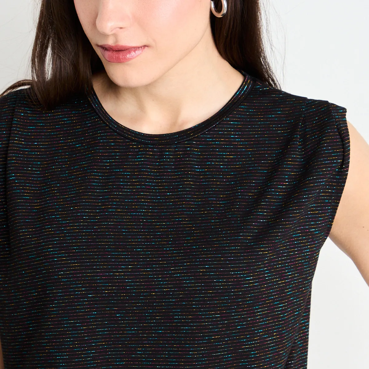 IO - Polera Fantasia Mujer Negro Io