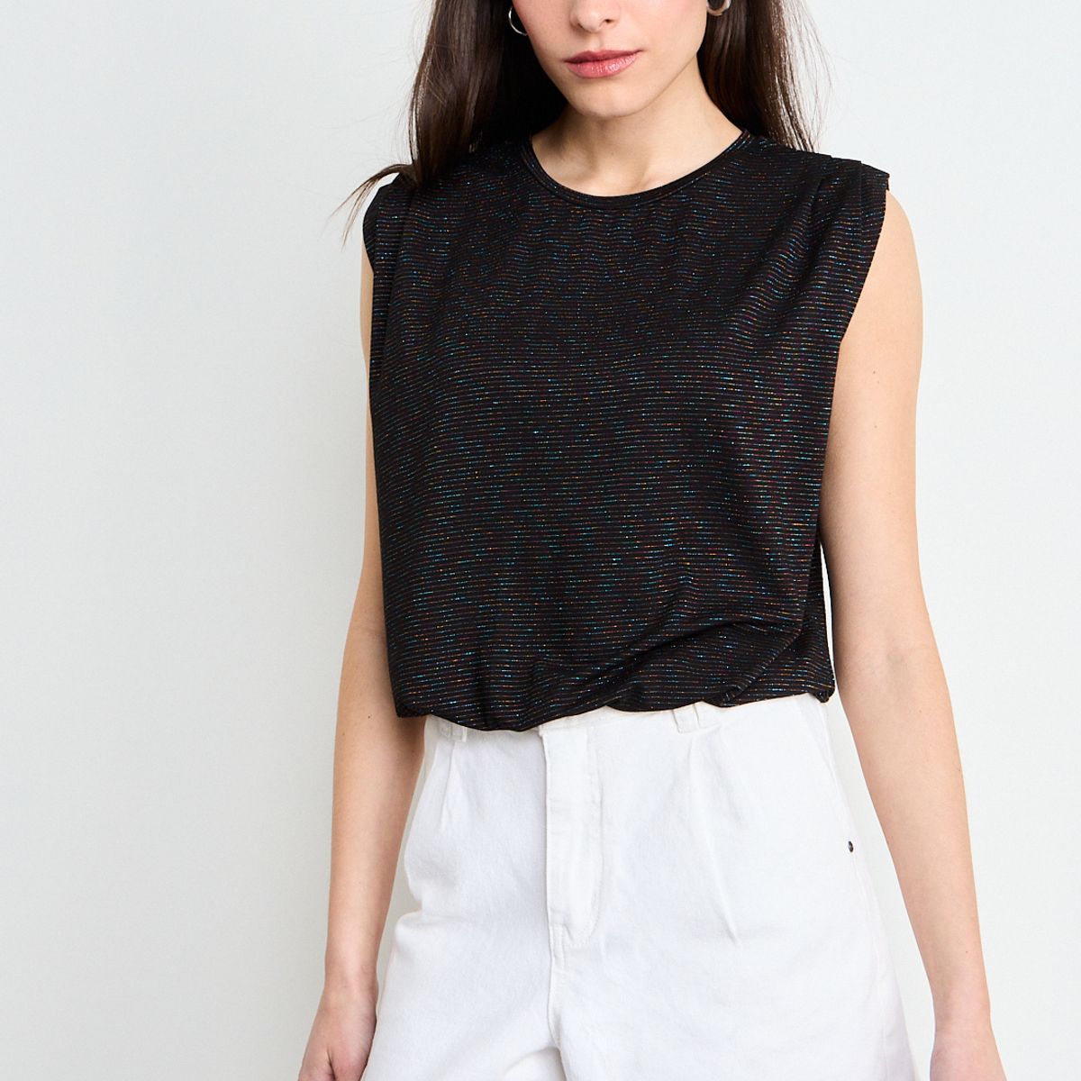 IO - Polera Fantasia Mujer Negro Io