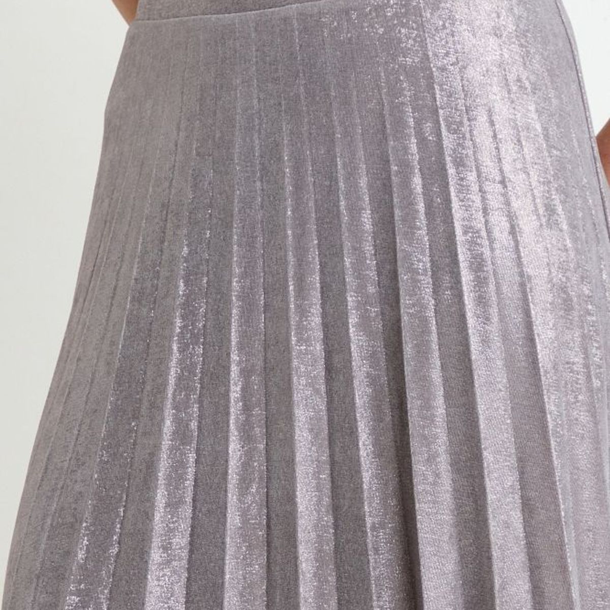 ASH - Falda Plisada Mujer Gris Ash