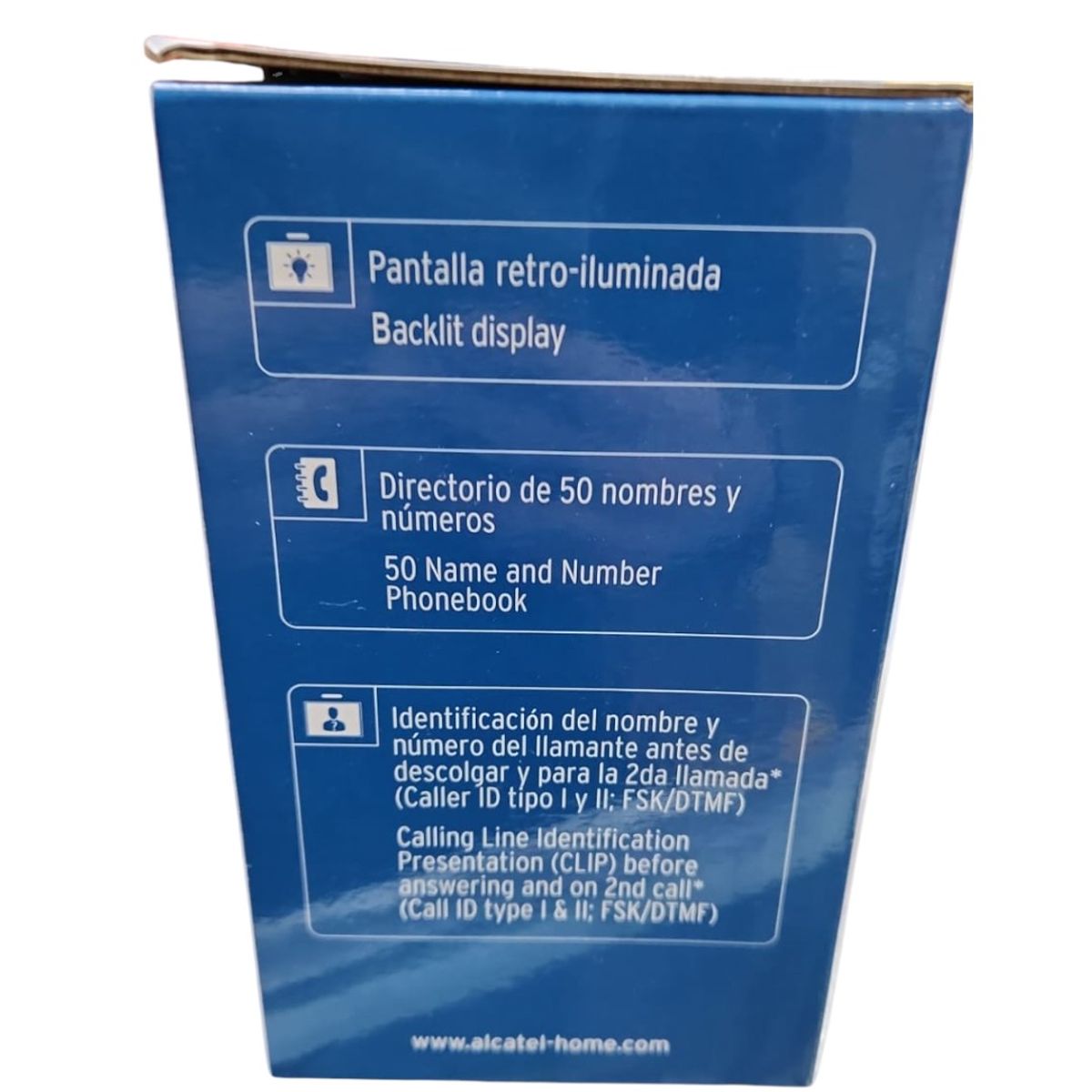 ALCATEL - Teléfono Alcatel E620 Duo- 2 Auriculares Inalambricos - Negro