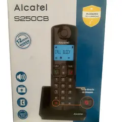 ALCATEL - Teléfono Inalambrico S250cb Color Negro