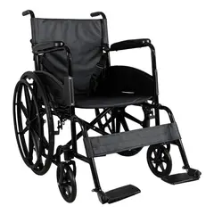 NANOFORT - Silla De Ruedas Todo Terreno 24 Pulgadas Plegable Reforzada