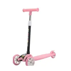 GENERICO - Monopatín Led Infantil 3 Ruedas - Freno Ajustable