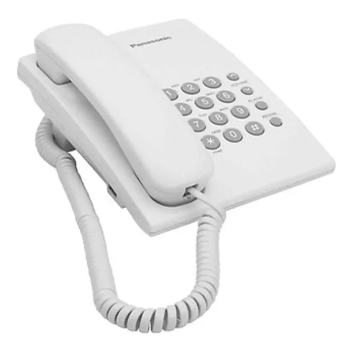 PANASONIC - Teléfono Panasonic Kx-ts500 Blanco Escritoriopared - Blanco