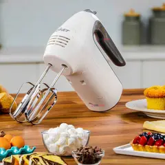 OSTER - Batidora de mano Oster® blanca 6 velocidades y función turbo FPSTHM3532