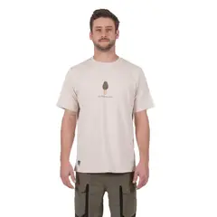 LHOTSE - Polera Manga Corta Hombre Morchella Esculenta