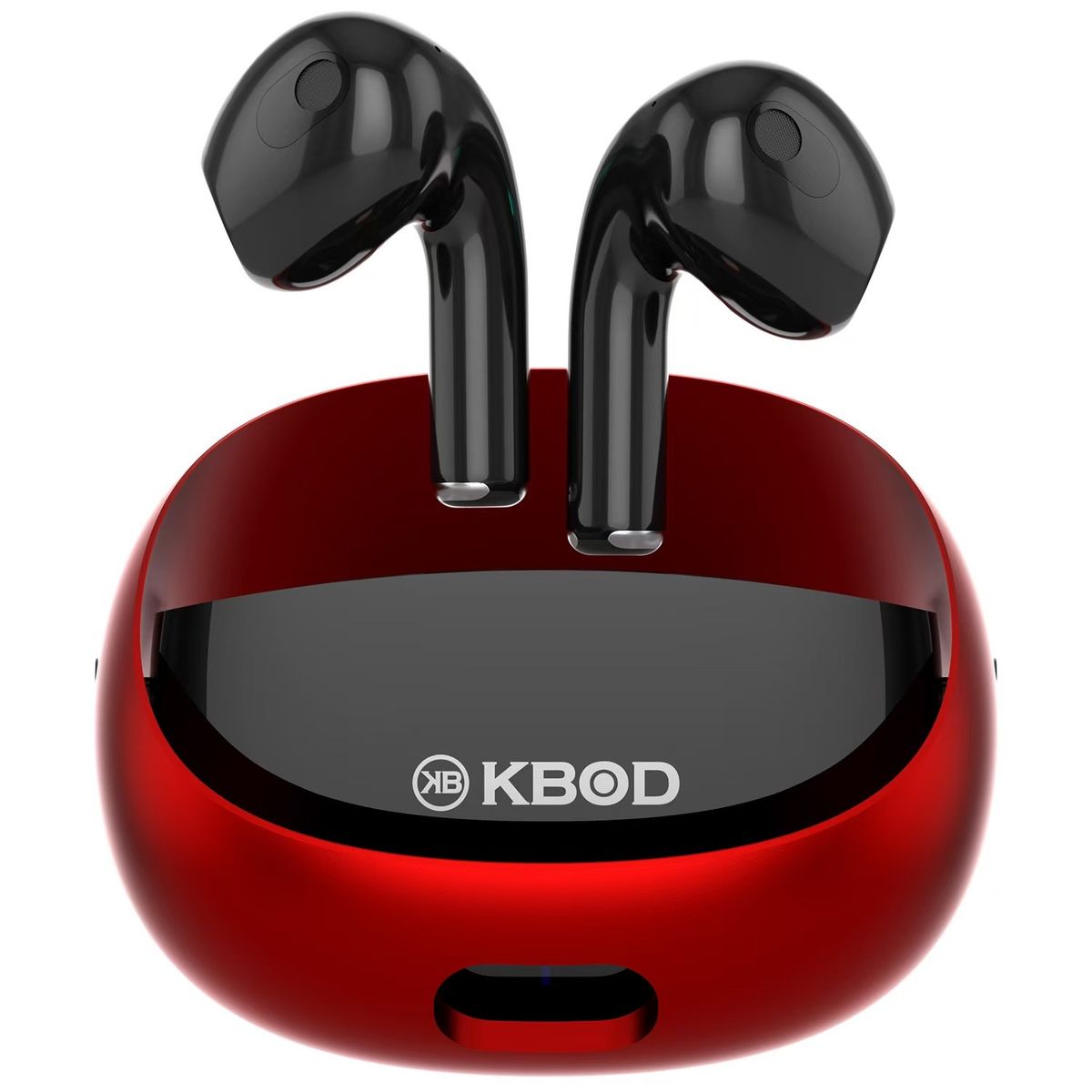 KBOD - Audífonos Bluetooth Inalámbricos V53 Kbod Tws C90 Rojo y Negro
