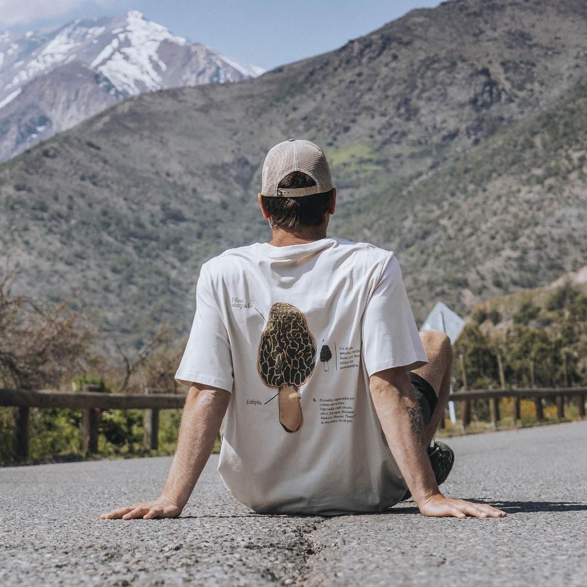 LHOTSE - Polera Manga Corta Hombre Morchella Esculenta Lhotse