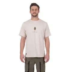 LHOTSE - Polera Manga Corta Hombre Morchella Esculenta