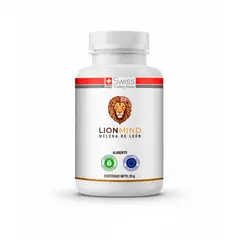 SWISS NATURE LABS - LionMind Melena de León Activa tu Cerebro más Foco y Memoria 2 meses