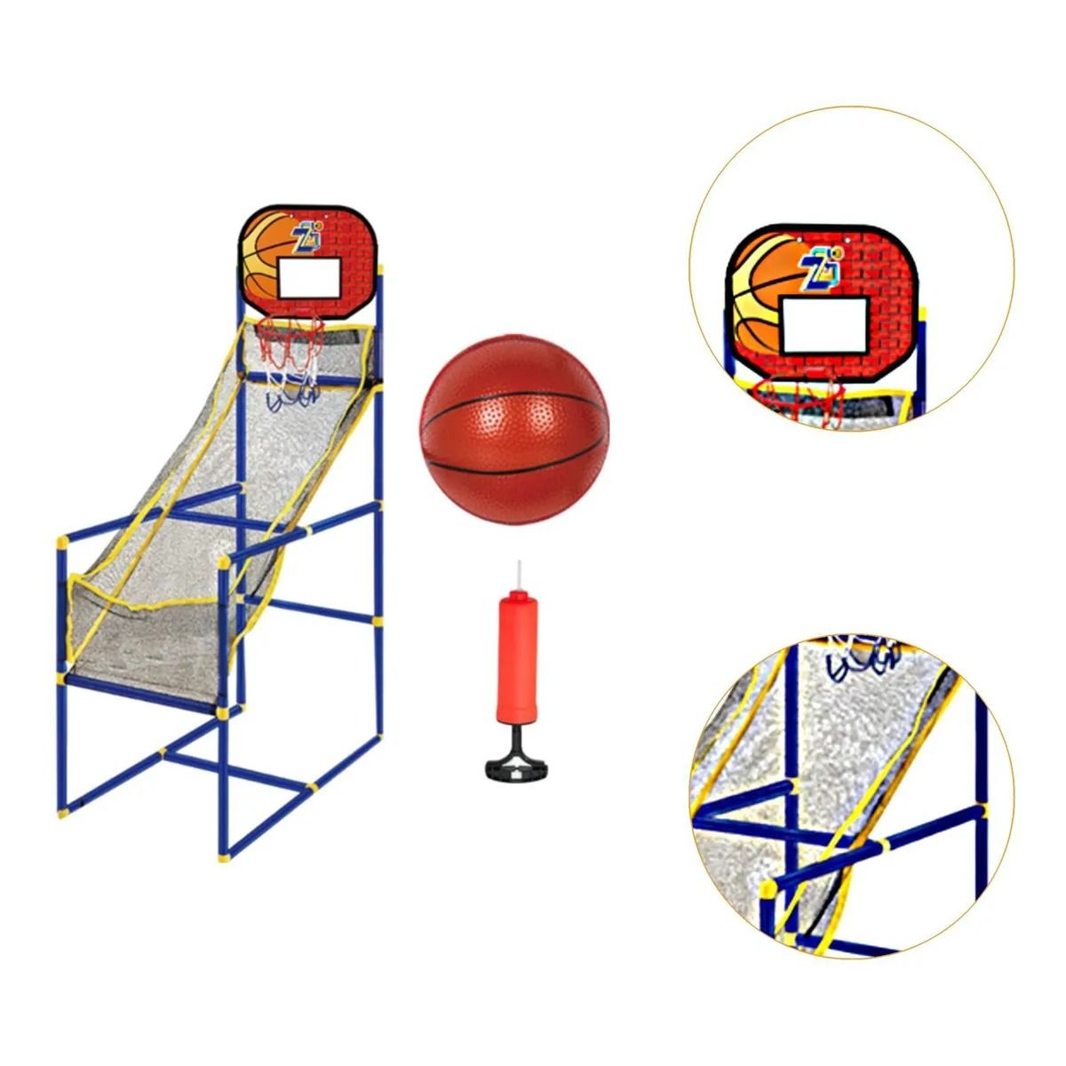 GENERICO - Juego De Aro De Baloncesto Para Niñosinflador + Balon