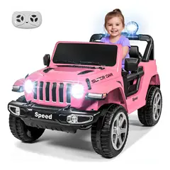 LITTLE MONKEY - Auto Electrico 12v Camioneta Jepp 4x4 Con Control Remoto