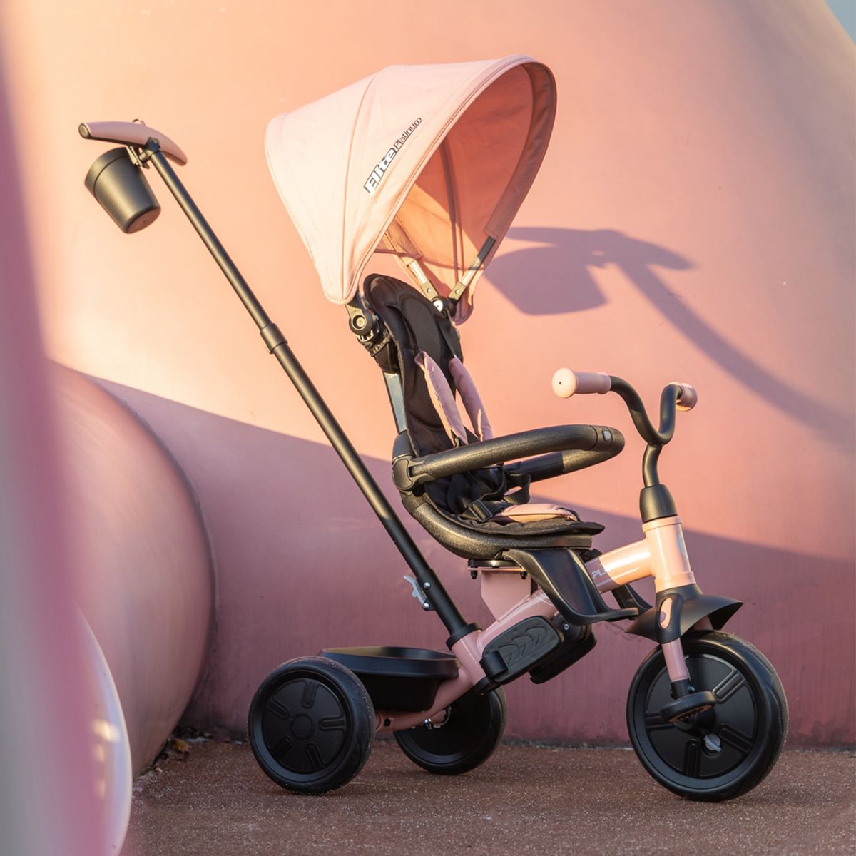 INFANTI - Triciclo Elite Platinum Rosado Qplay