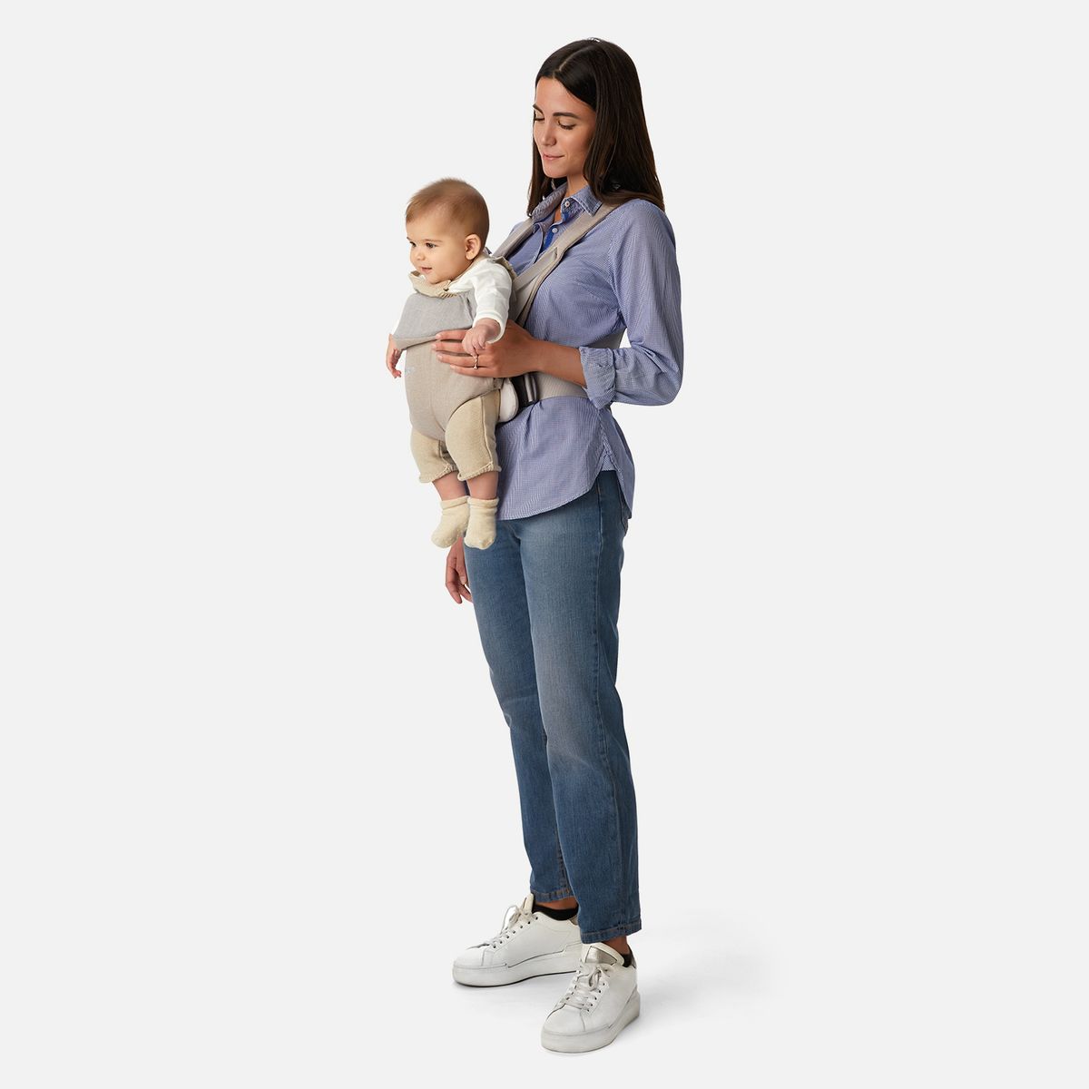 BABYROSEN - Portabebe Front Light Grey
