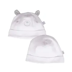 PILLIN - Gorro Pack 2 pcs Blanco PRB146-25BCO
