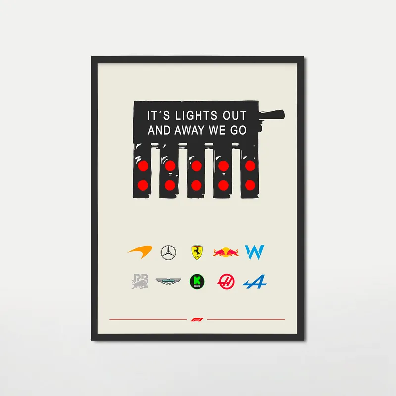 GENERICO - Cuadro Luces de carrera Formula 1