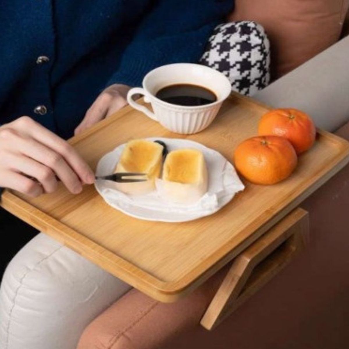 GENERICO - Bandeja para Servir Portátil Para Brazo De Sofá